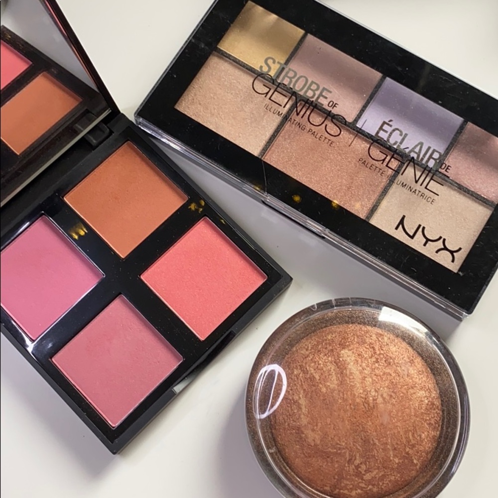 Blush and Highlight Drugstore Beauty Bundle